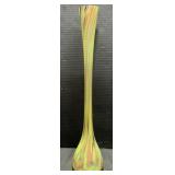 Handblown Stretch Glass Vase.