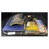 Vietnam Vet. Hat, Flag, Ft. Ord & Elmira Yearbook.