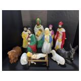 Nativity Scene Blow Molds.