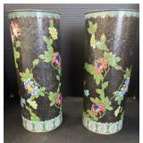2 Vintage Chinese Cloisonnï¿½ Vases.