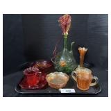 Italian Hand Blown Glass Decanter.