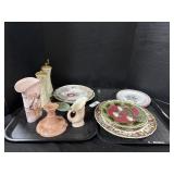 Lenox Creamer & Candlestick Holder, Plates, S&P