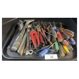 Pliers, Screwdrivers, Wrenches.