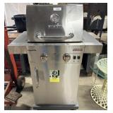 Clean Stainless Char-Broil Gas Grill.