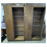 (2) Mid Century Modern Display Cabinets.;