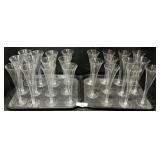 23 Hollow Stem Champagne Flutes.
