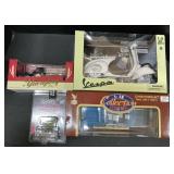 NOS Car Models, Vespa, Bel Air, Yuengling, Ford.