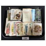 Vintage Postcards, Insurance Advertising.