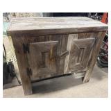 Rustic Pine Accent Cabinet.