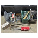 Tools, Air Riveter, Pool Stick, Train Track.