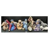 Large Ceramic 16 Piece Nativity Set.