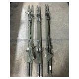 3 U.S. Military Folding Medical Stretchers.