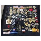 Military Patches, Ribbons, Cap Badges.