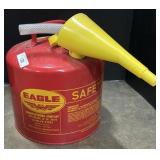 Metal Eagle 5-Gallon Gas Can.