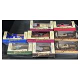 8 NOS Ertl Collectibles Yuengling Trucks & Wagon.