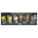 10 Various Looney Tunes Pepsi Glasses