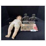 Revolutionary Currency Repro, Cast Iron Horses.