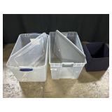 2 Storage Totes.