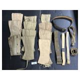 U.S. Military Gaiter Boot Covers, Belts.