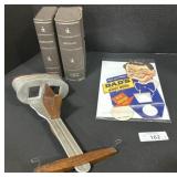 Stereoscope Viewer W/ Stereographs, Root Beer Adv.