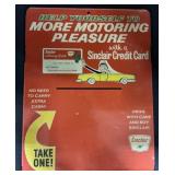 Sinclair Credit Card Advertising Door.