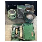 3 Coleman Heaters & 1 Preway Stove.
