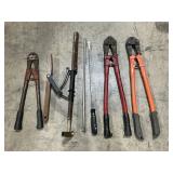 Klinch-It Rehopolstry Tool, Bolt Cutters, Scraper.