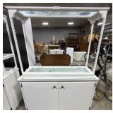 Two Tier Display Shelf/Cabinet.