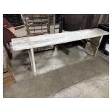 Rustic Pine Bench.