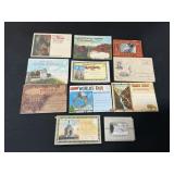 Souvenir Folders, Postcards, Travel Photographs.