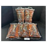 6 Wile E Coyote Figure Toys W/ Bags.