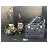 Longaberger Wrought Iron Trees, Bogg Bag.