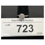 10k White Gold Dimond Ring.