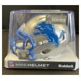 Amon-Ra ST Brown Autographed Mini Helmet W/ COA.