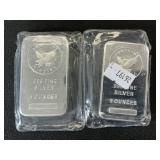 2 .999 Fine Silver 5oz Sunshine Minting Bars.