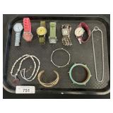 Coach Bracelet, Fashion Watches, Necklaces.