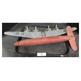 Pressed Steel Airplane Toys.