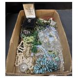 Beaded & Turquoise Costume Jewelry.