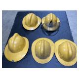 5 Fire Fighter Helmets.
