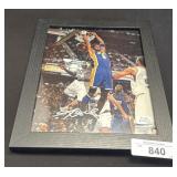 Kobe Bryant Framed Autographed Photo W/ COA.