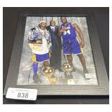 Framed Autographed Photo W/ COA.