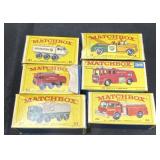 6 Vintage Matchbox Cars.