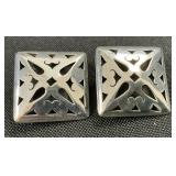 Sterling Silver Clip On Earrings.