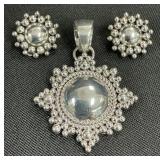 Artie Yellowhorse Sterling Silver Pendant &