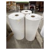 (3) Large Rolls Of Paper.