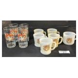 Esso Tiger Fire King Mugs & Esso Tiger Glasses.