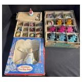 Shiny Brite Ornaments, Christmas Tree Angel.