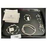 Waterford Sterling Silver & Pearl Jewelry.