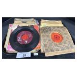 45s Vinyl Records, Elvis, Paul Anka, Pat Boone.