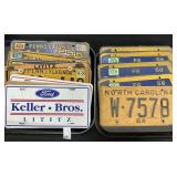 PA License Plates, Lititz Keller Bros. Plates.